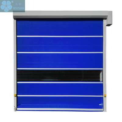                  Food Factory Automatic Rapid Roller Shutter Door PVC Fast Gate/Rapid Speed PVC Plastic Fast Rolling Door             