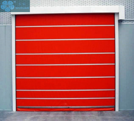 Rapid Action PVC Roller Shutter Doors With 0.8 / 1.5mm Thick Curtain