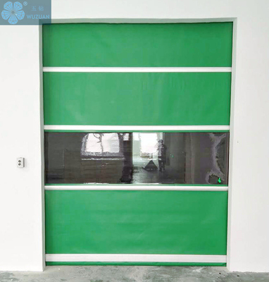                  Factory Warehouse Rolling Shutter Industrial Pull Cord Rapid Action PVC High Speed Door             