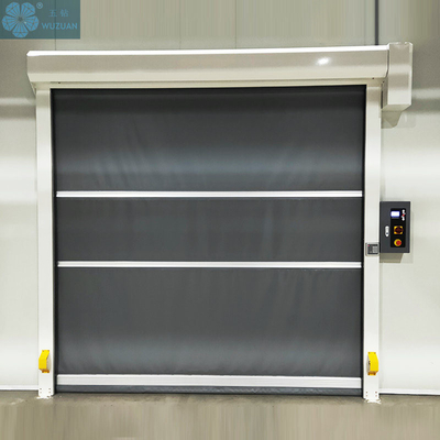                  Food Factory Automatic Rapid Roller Shutter Door PVC Fast Gate/Rapid Speed PVC Plastic Fast Rolling Door             