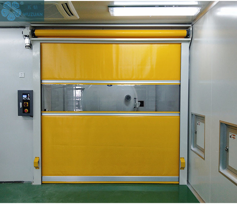                  Supplier Roller Fast Rolling Automatic Aluminium Door Shutter Operated High Speed PVC Door             