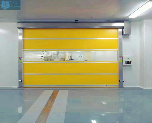                  Supplier Roller Fast Rolling Automatic Aluminium Door Shutter Operated High Speed PVC Door             